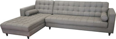 Romano Sectional Light Grey Left