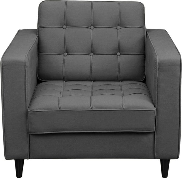 Romano Club Chair Dark Grey