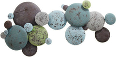 Earth Tone Metal Circles