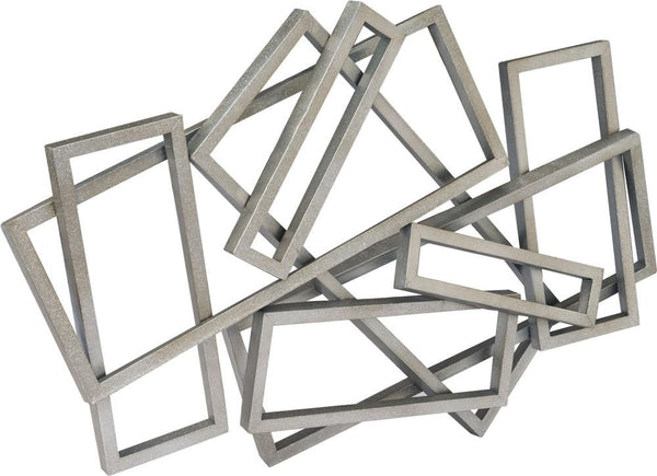 Metal Rectangles Wall Decor
