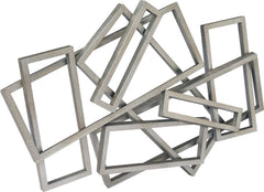 Metal Rectangles Wall Decor