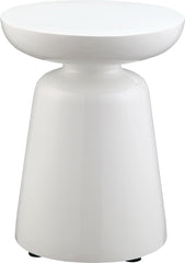 Pedestal Stool White