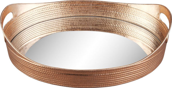 Basket Tray Gold Set Of Two