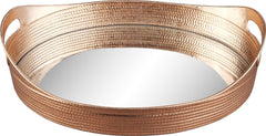 Basket Tray Gold Set Of Two