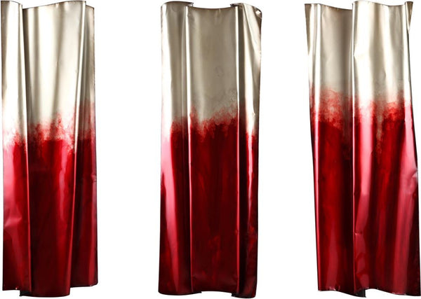 Red Shimmer Wall Décor Set Of 3