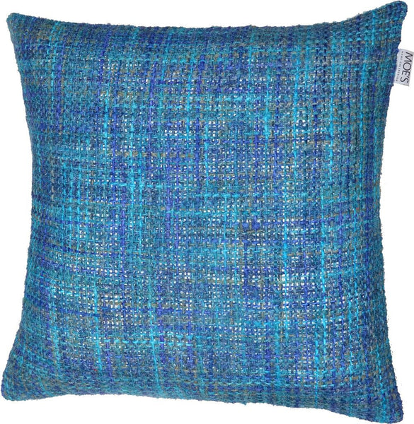 Mosaic Cushion Blue W/Feather Insert