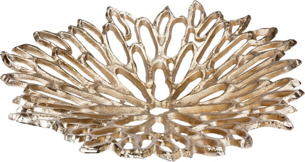 Chrysanthemum Platter Small Silver