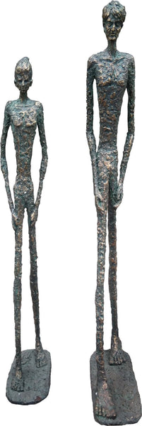 Two Friends Sculptures Set Of 2