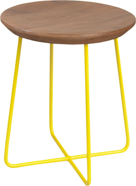 Rainbox Stool Yellow LEGS-M2