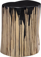 Stump Stool Black
