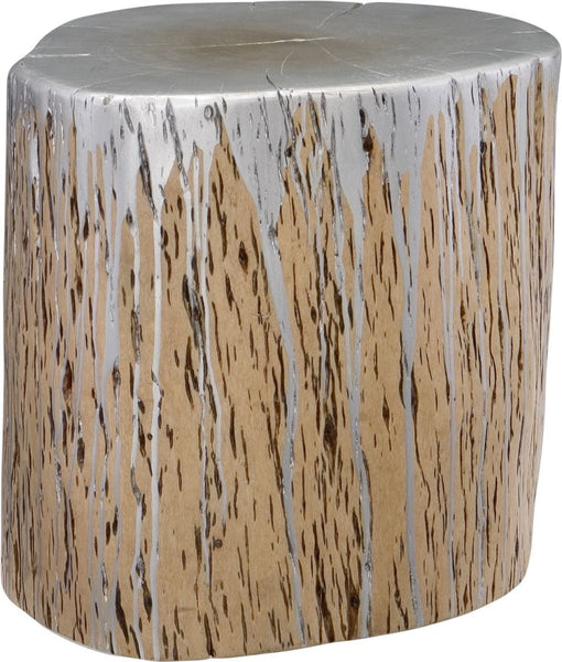 Stump Stool Silver