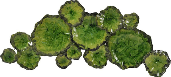 Metal Lily Pad Wall Decor