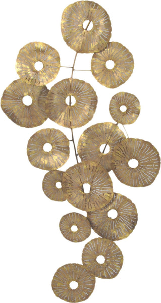 Small Circles Wall Décor Gold