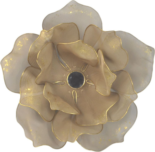 Flower Wall Decor Gold