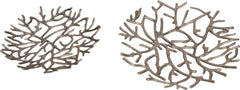 Twig Platter Silver Set Of Two