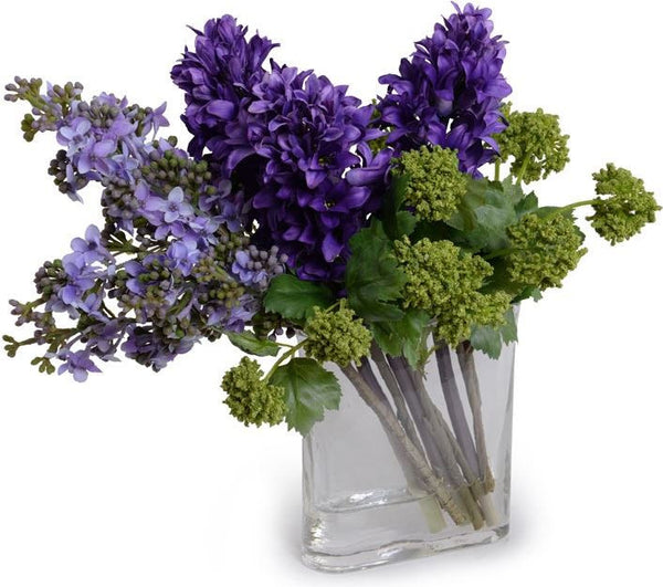 Hyacinths, Lilac, Viburnum