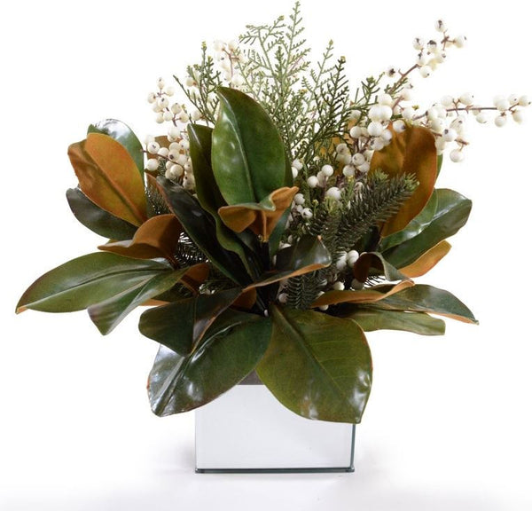 Magnolia, Cedar, Tallow Berry Arrangement