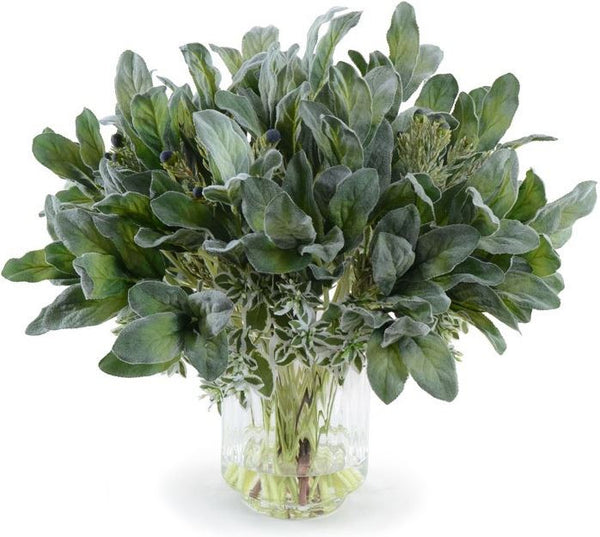 Lamb's Ear, Protea, Euphorbia Bouquet