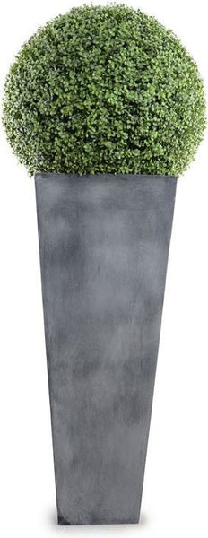 22&quot; Boxwood Ball in Tapered Column Pot
