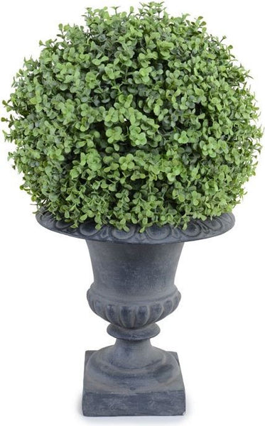 UV Stable Boxwood Ball in Urn