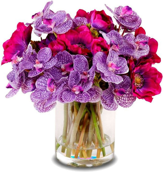 Anemone & Vanda Orchid