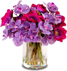 Anemone & Vanda Orchid
