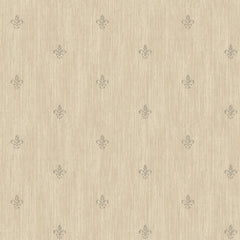 York AB1864 Black & White Cabana Fleur De Lis Wallpaper