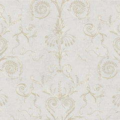York AB1941 Black & White Neo Classic Damask Wallpaper