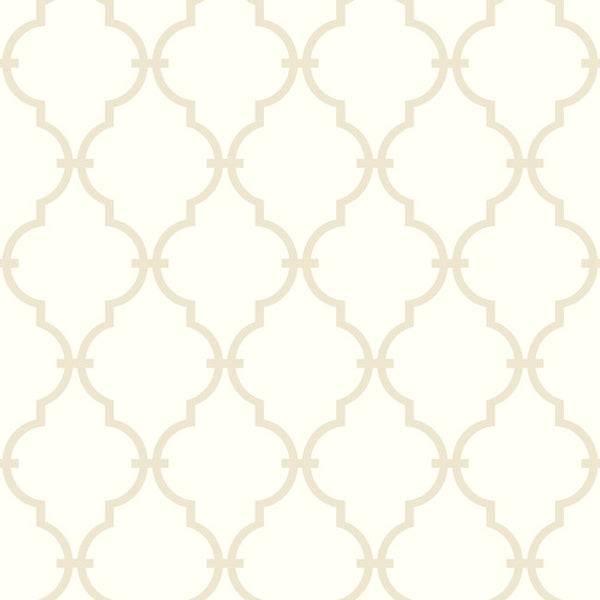 York AB2042 Black & White Modern Trellis Wallpaper