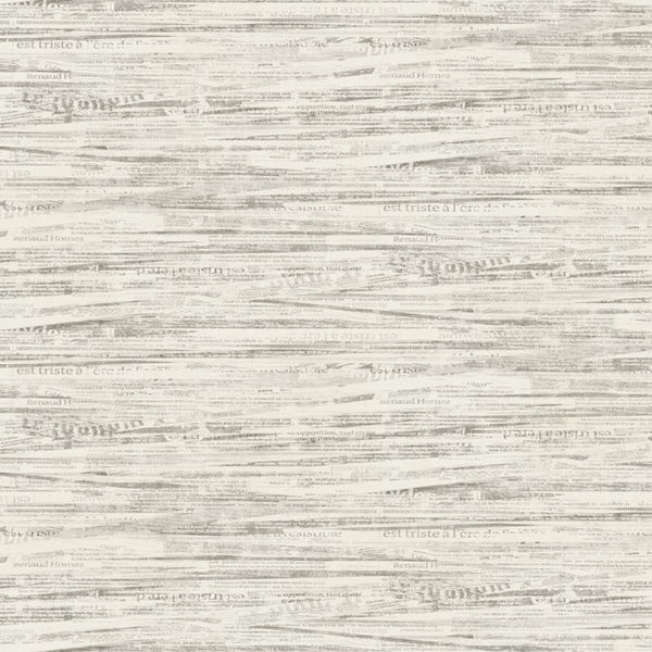 York AB2178 Black & White Newsprint Wallpaper