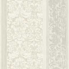 York AB2189 Black & White Damask Stripe Wallpaper