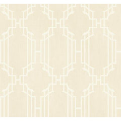 York AD8188 Beige Book Trellis With Stripe Wallpaper