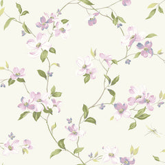 York AK7429 Ashford House Blooms Dogwood Wallpaper