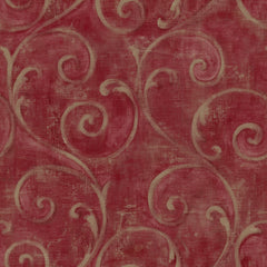 York AM8685 American Classics Textured Scroll Wallpaper
