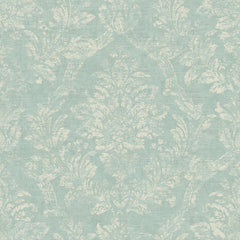 York AM8765 American Classics Distressed Damask Wallpaper