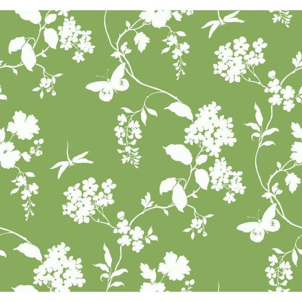 York AP7427 Green Book Scenic Vines Wallpaper