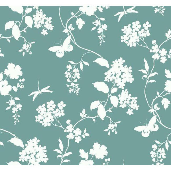 York AP7429 Blue Book Scenic Vines Wallpaper