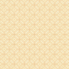 York AP7434 Orange & Yellow Book Lacey Circle Geo Wallpaper