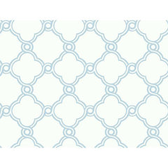 York AP7492 Blue Book Open Trellis Wallpaper