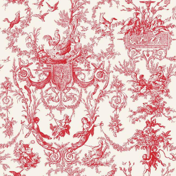 York AT4238 Ashford House Toiles Old World Toile Wallpaper