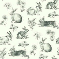 York AT4263 Ashford House Toiles Bunny Toile Wallpaper