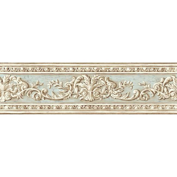 York Wallpaper AZ5167BD Border Book Arch Fan Border