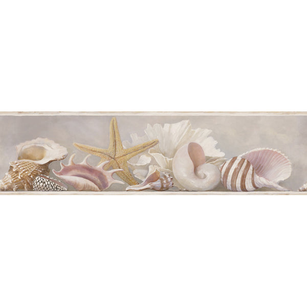 York Wallpaper AZ5203BD Border Portfolio II Shell Border