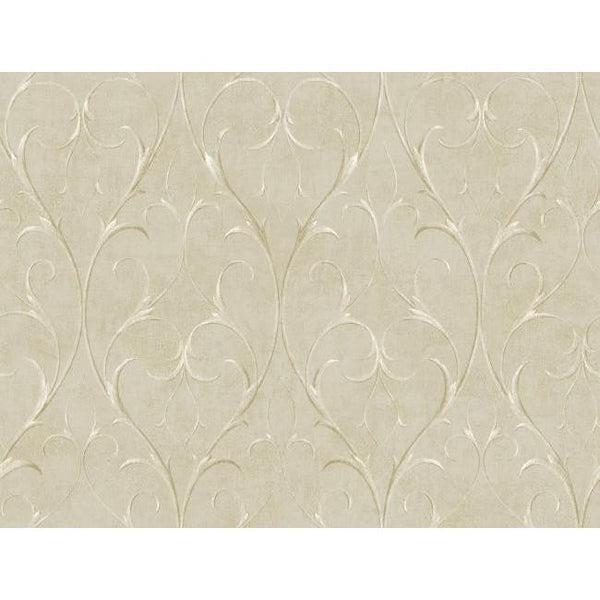 York BD9182 Damask Resource Delicate Scroll Wallpaper