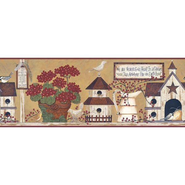 York Wallpaper BG1604BD Border Portfolio II Inspirational Garden Border