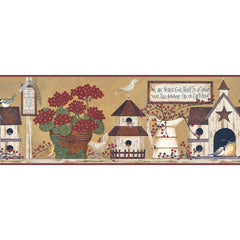 York Wallpaper BG1604BD Border Portfolio II Inspirational Garden Border