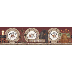 York Wallpaper BG1616BD Border Portfolio II Families Are Forever Border