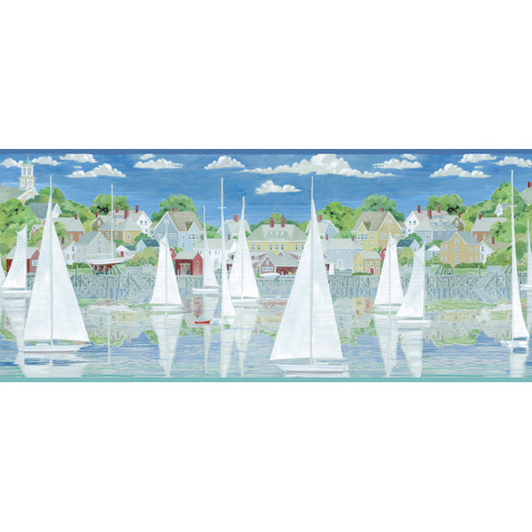York Wallpaper BG1650BD Border Portfolio II Captain's Harbor Border
