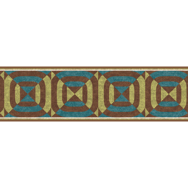 York Wallpaper BG1696BD Border Portfolio II Contempo Bull's Eye Border