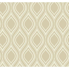 York BL0328 Beige Book Ogee Wallpaper